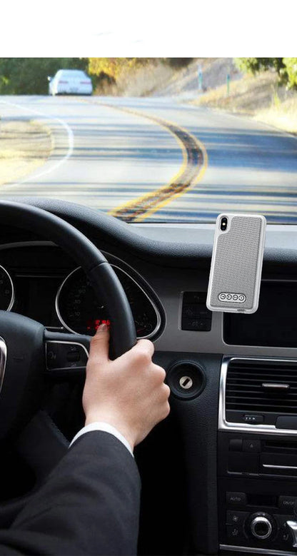 3 in 1 Bluetooth Speaker Phone Case for Apple iPhone with emergency charging clip