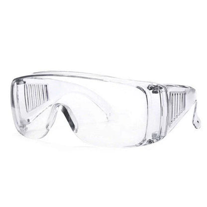 Durable polycarbonate blinds goggles with clear lenses for eye protection
