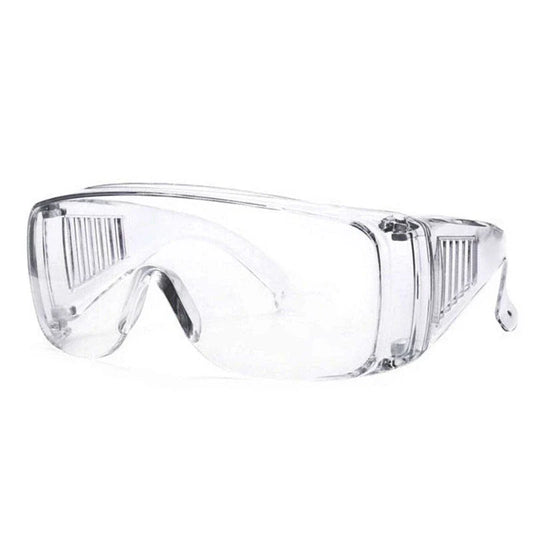 Durable polycarbonate blinds goggles with clear lenses for eye protection