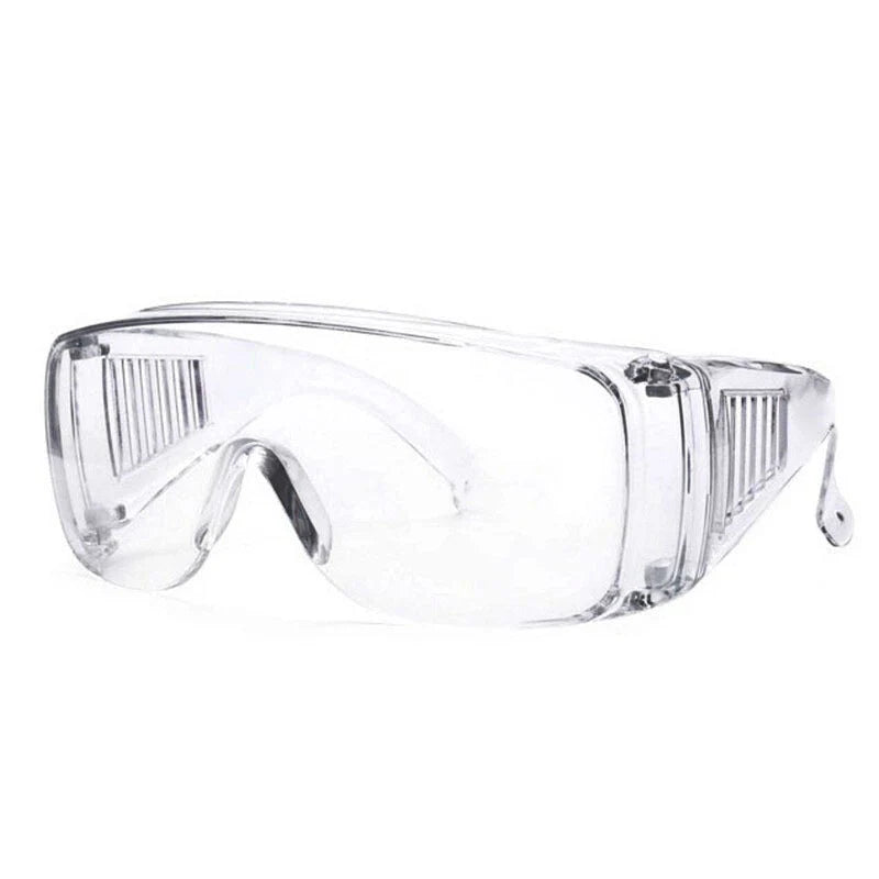 Durable polycarbonate blinds goggles with clear lenses for eye protection