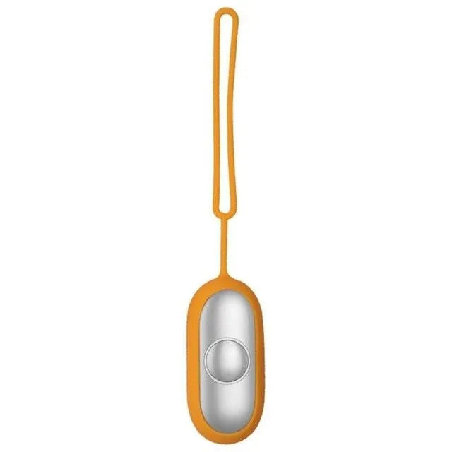 Handheld micro-current sleep aid device with round button and USB charging port
