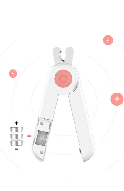 LED Light-Emitting Professional Pet Nail Clippers for Dogs and Cats