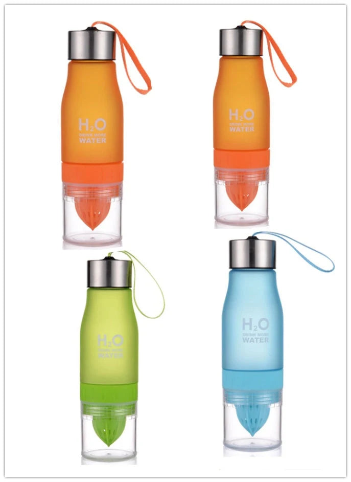 Frosted Plastic Lemon Cup in various colours, BPA-free, 650ml capacity