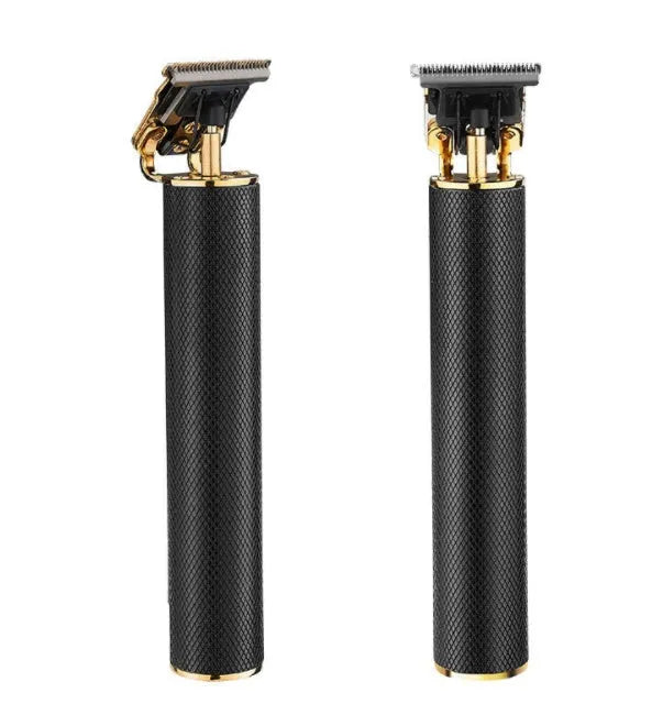 USB rechargeable electric hair clipper with 5W motor and transparent black comb for home use