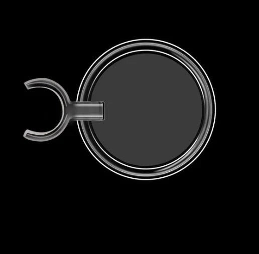 Children's rechargeable luminous ear pick in green and purple