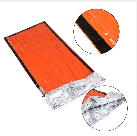 First-aid Tent Insulation Mat with reflective surface for emergency warmth and survival