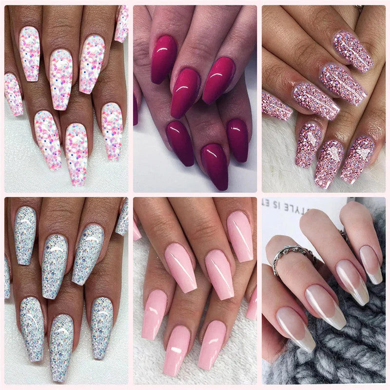 Multi-color mixed nail solid model glue for professional nail extension