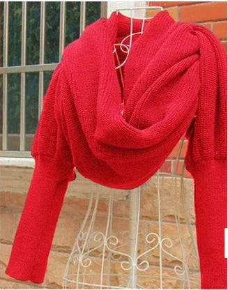 Cozy cashmere scarf sweater in a variety of colors, providing warmth and style for women