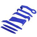 Blue 7 piece disassembly and assembly repair tool set in OPP packaging for audio repair