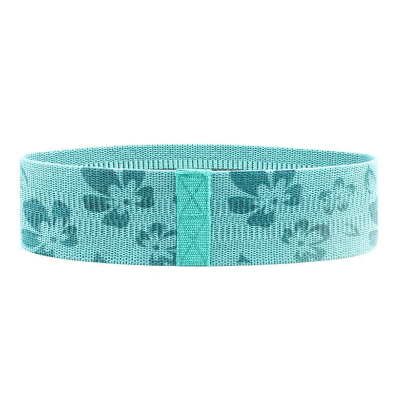 Yoga resistance band with 8cm width in three circumference sizes (65cm, 75cm, 85cm) for targeted hip and glute exercises, made from pure cotton for natural stretch and comfort during workouts