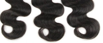 Xuchang hand-woven real human hair wig with body wave texture shown in natural style