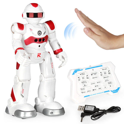 Smart Dancing Robot Toy with Remote Control, Gesture-Controlled Movement, Singing Capability, and Synchronized LED Lights