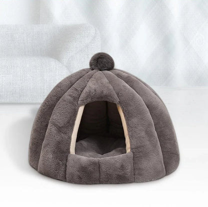 Pumpkin bag cat litter kennel in various colors, foldable and washable design