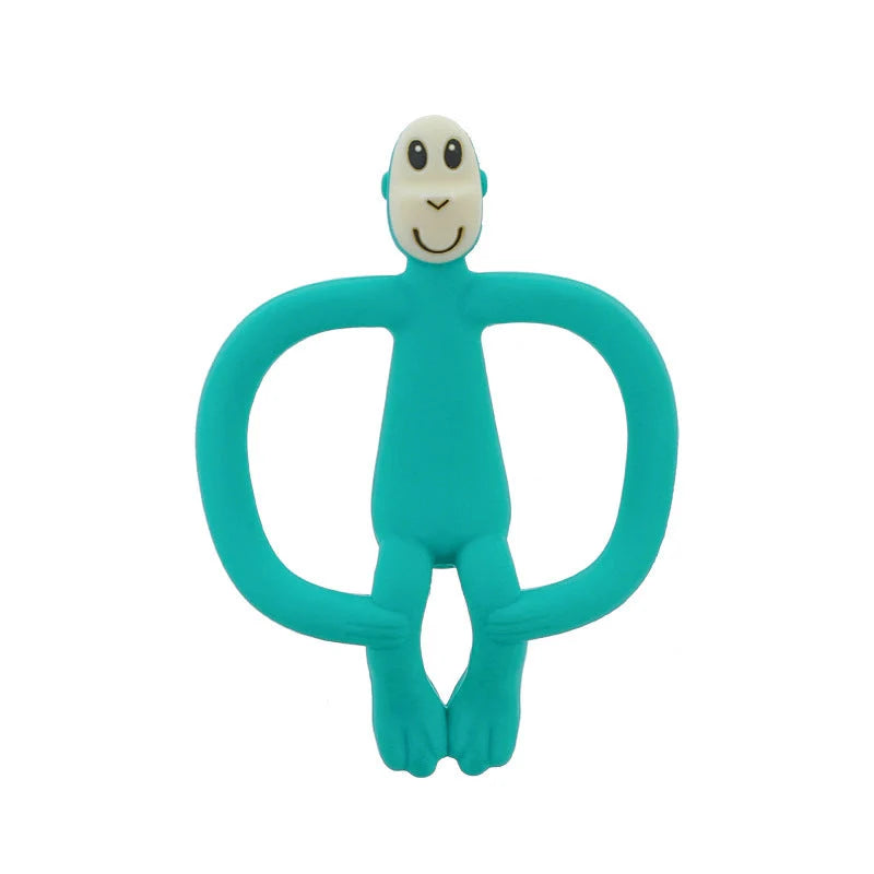 Food grade silicone banana teether toy for babies, safe and soothing for teething