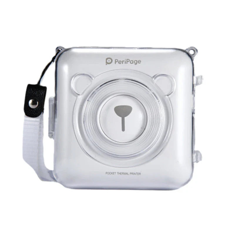 Compact wireless thermal printer for printing photos, labels, and memorabilia directly from your smartphone