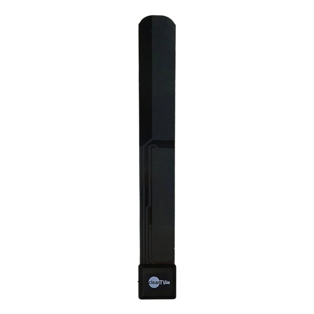 Clear TV Key HD Digital Satellite Indoor TV Aerial in black plastic with slim design