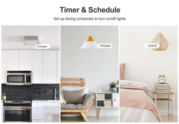 Smart wall switch with tempered glass touch panel, 120mm mounting hole spacing, white finish