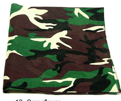 Cashew Flower Paisley Hip Hop Square Scarf in various colours