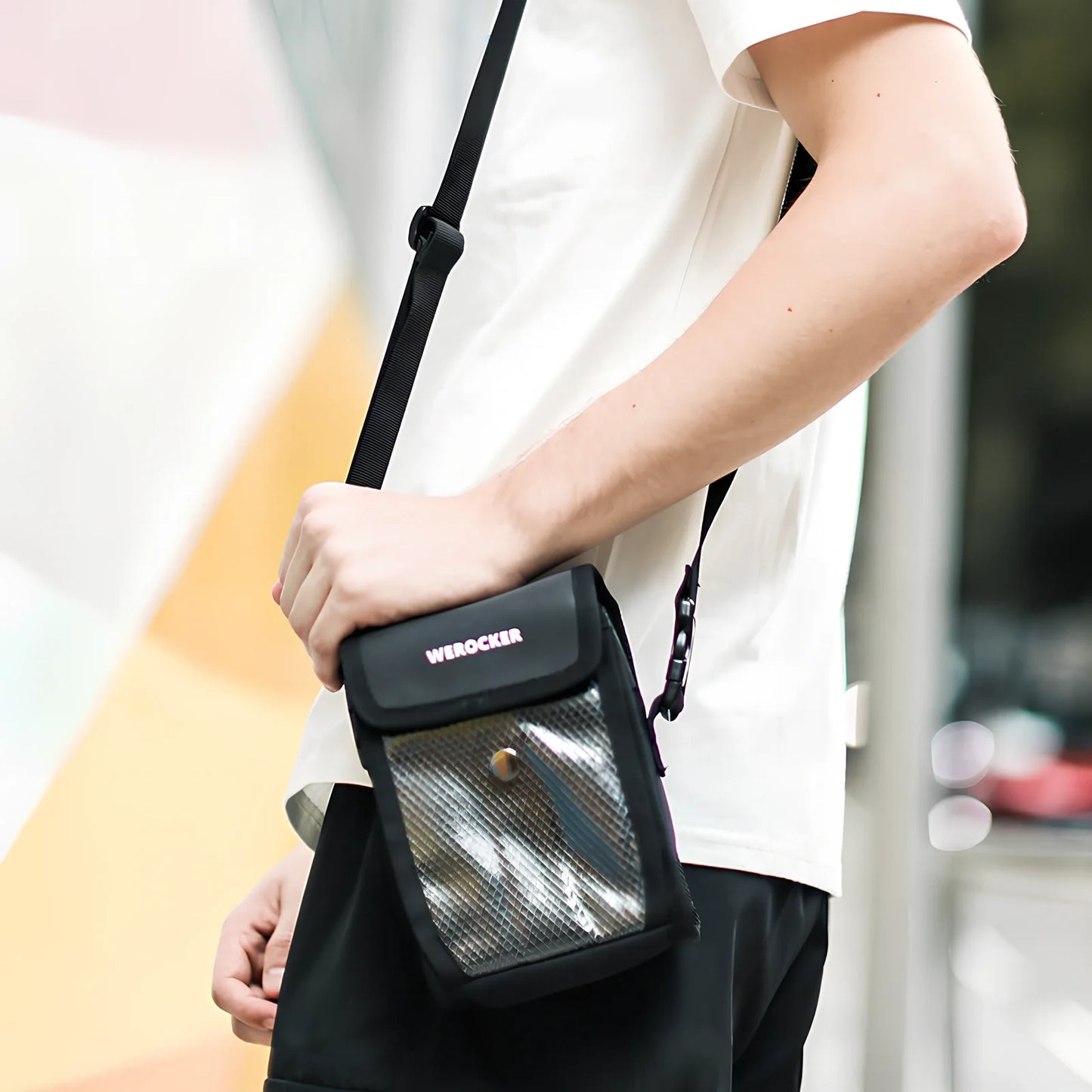 12x32 digital camera binoculars with black nylon housing and 2.5-inch LCD display