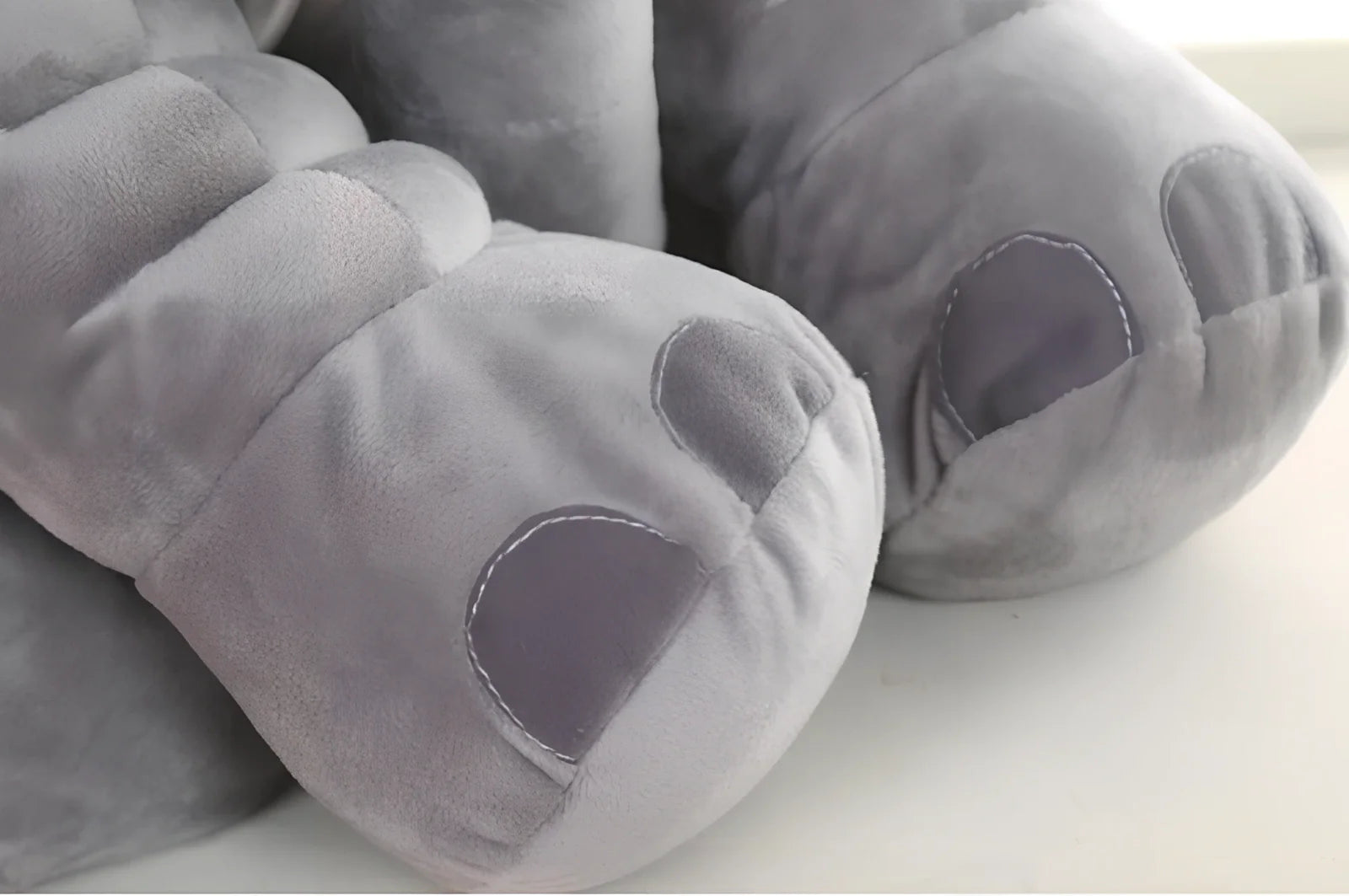 Blue 40cm plush elephant doll with PP cotton filling, short plush fabric, cute animal design for baby comfort