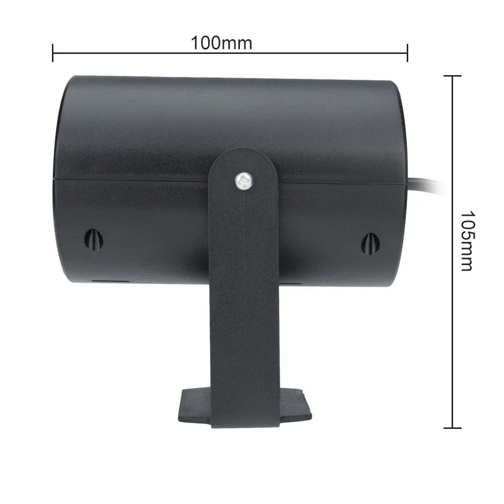 Christmas LED Laser Projector with colourful rotating patterns for festive decorations