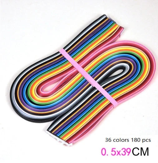 Gradient slip coloured star origami paper set with vibrant hues for DIY crafts