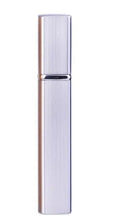 12ml aluminium perfume tube empty bottle with glass liner, lipstick type, square design, gold colour