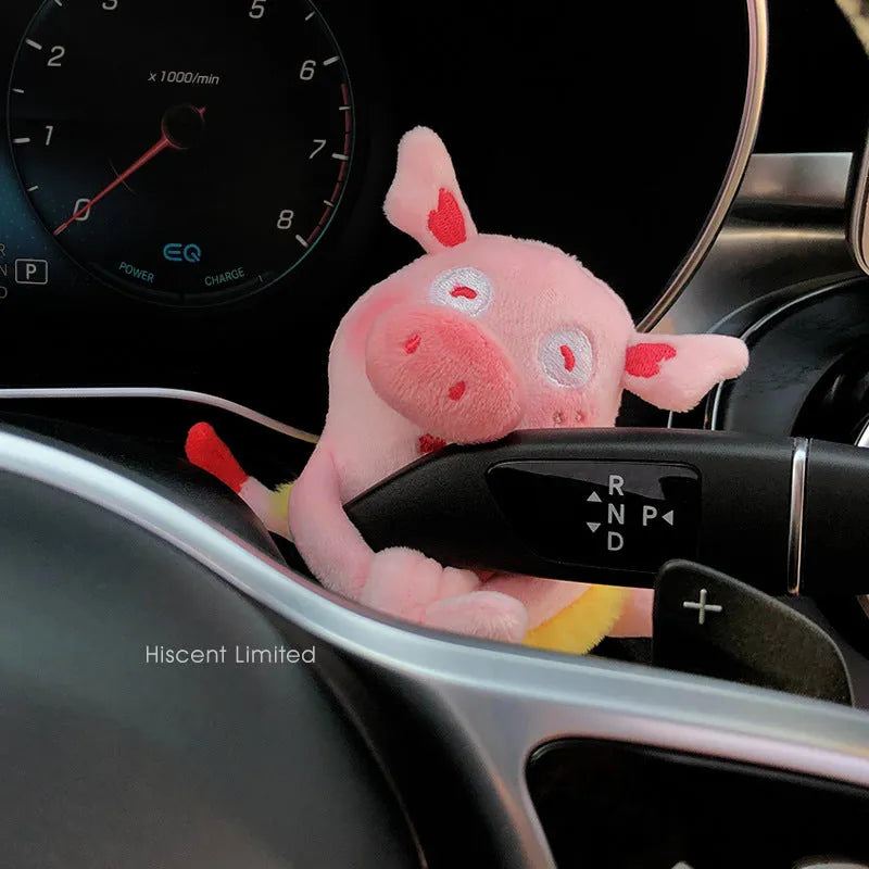 Cotton pilot dog car decoration doll showing one of thirteen character design variations