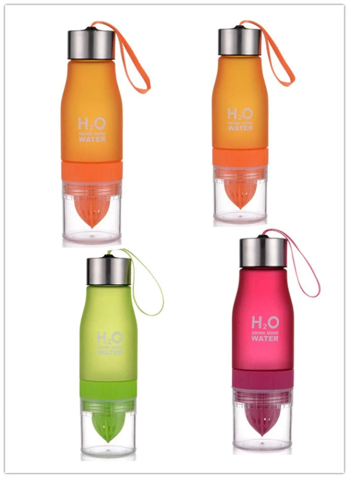 Frosted Plastic Lemon Cup in various colours, BPA-free, 650ml capacity