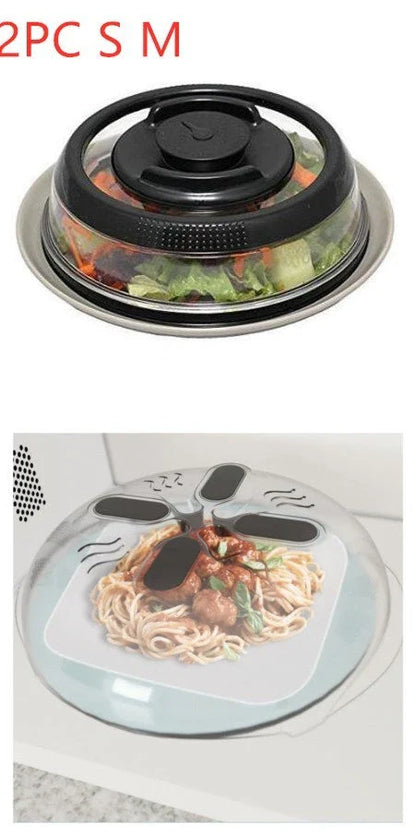 Premium reusable vacuum food sealer with airtight design and transparent cover for easy monitoring of food levels