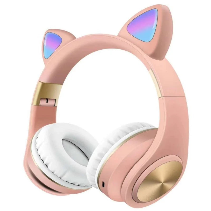 Cat ear Bluetooth headset in various colours with wireless stereo sound