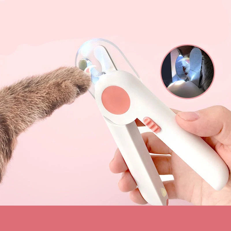 LED Light-Emitting Professional Pet Nail Clippers for Dogs and Cats
