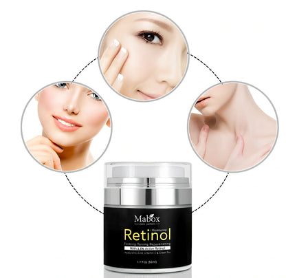 50ml whitening moisturising cream container with SPF30+ protection and hazelnut oil formulation