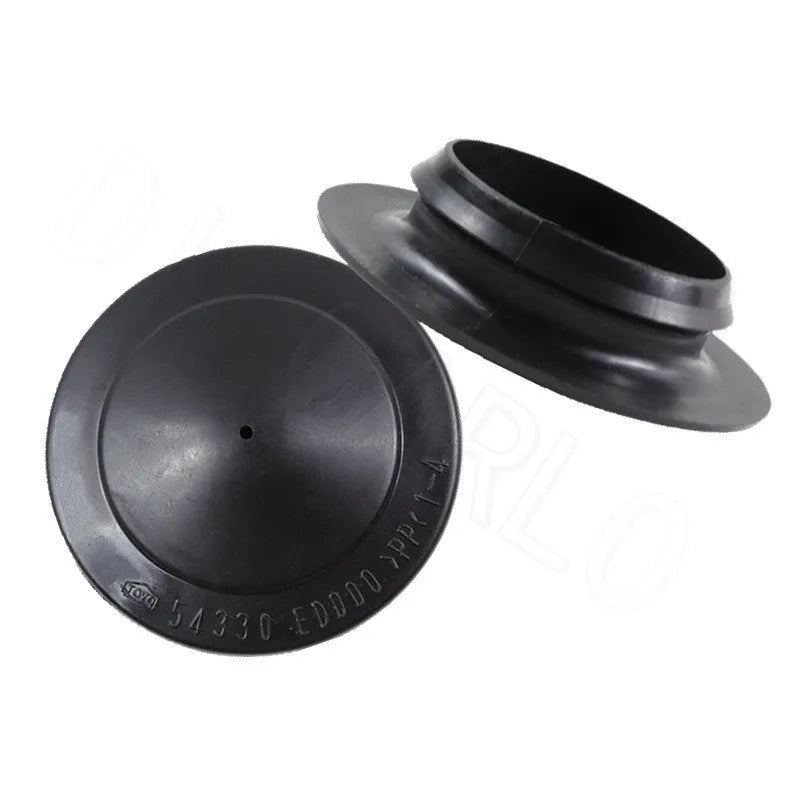 Black plastic Nissan shock-absorbing trim cover weight 14 grams part 54330-ED000