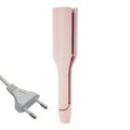 32mm French corrugated small curls plywood curling iron in pink with wired design and multiple plug options
