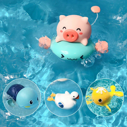 Cool Tour Pig ABS plastic baby water toy for safe and fun play