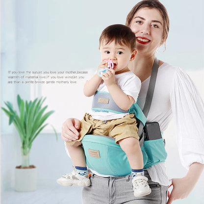 Multifunctional children's strap baby carrier waist stool in various colours