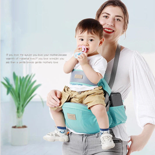 Multifunctional children's strap baby carrier waist stool in various colours