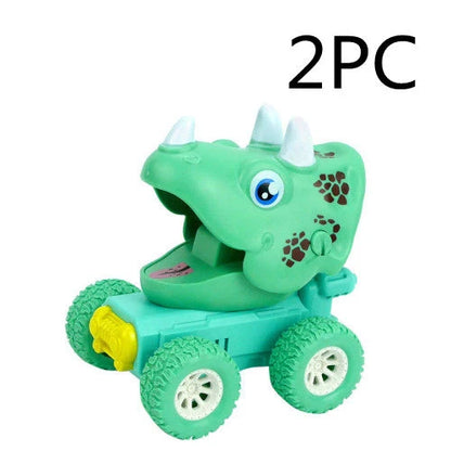 Dinosaur Push Car Sliding Animal Toy Car in various designs for children's play