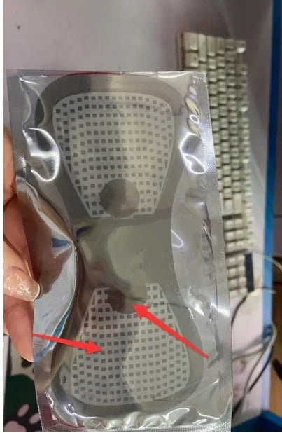 HQ-185 Mini Electric Shoulder and Neck Massager in black with massage patch