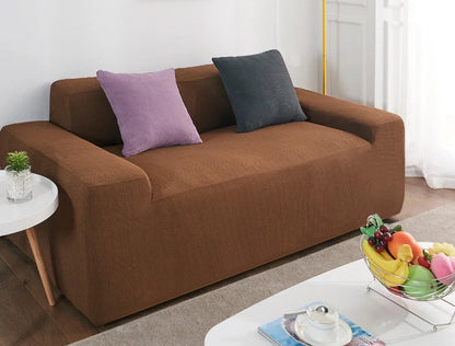 Waterproof polar fleece sofa slipcover in various colours and sizes