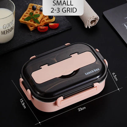 Dielectric Insulated Lunch Box in green, blue, pink, and black with multi-channel technology