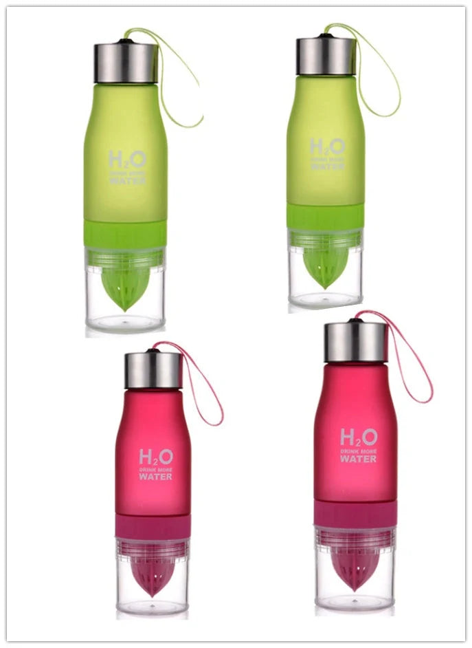 Frosted Plastic Lemon Cup in various colours, BPA-free, 650ml capacity