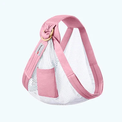 Adjustable baby wrap carrier sling in various colors for comfortable infant nursing
