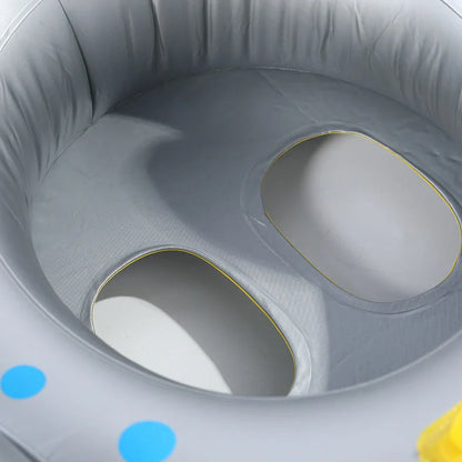 Children's inflatable fish boat swimming seat in marine animal designs for ages 3-5