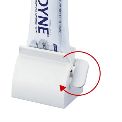 Toothpaste Squeezer Plastic Toiletries with rotating rod jaw for efficient use