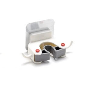 Adhesive Wall-Mounted Mop and Broom Holder with Double-Hook Design for Organizing Cleaning Tools