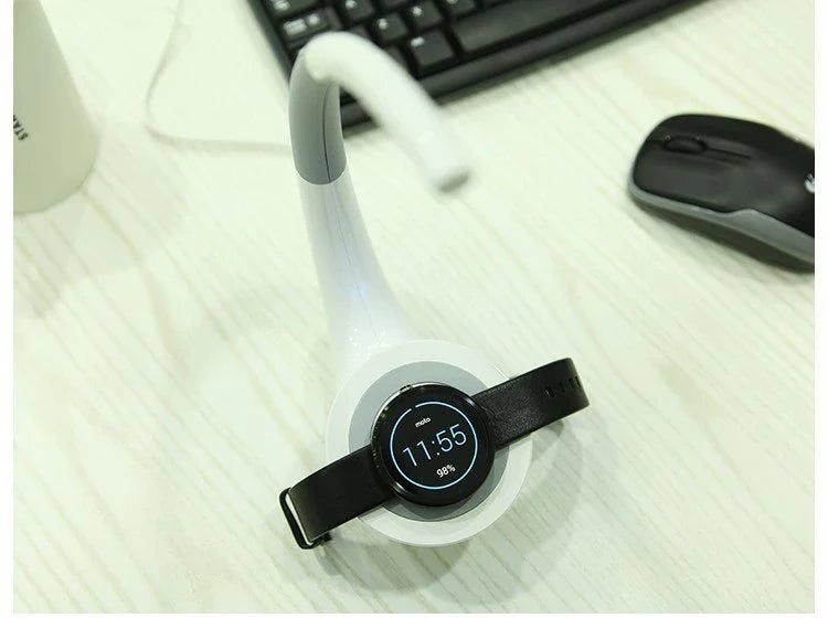 Phantom Table Lamp with wireless charging and adjustable lighting