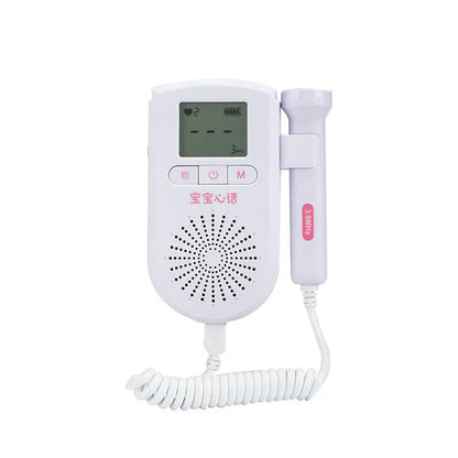 Wireless Fetal Doppler Heart Rate Monitor for Tracking Baby's Heartbeat During Pregnancy