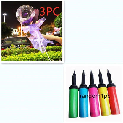 LED luminous balloon rose bouquet in various colors for Valentine's Day decorations